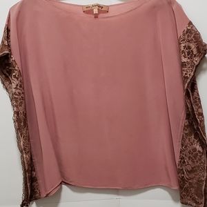 MISS FERRIDAY Rose Gold Women's Top Size 2